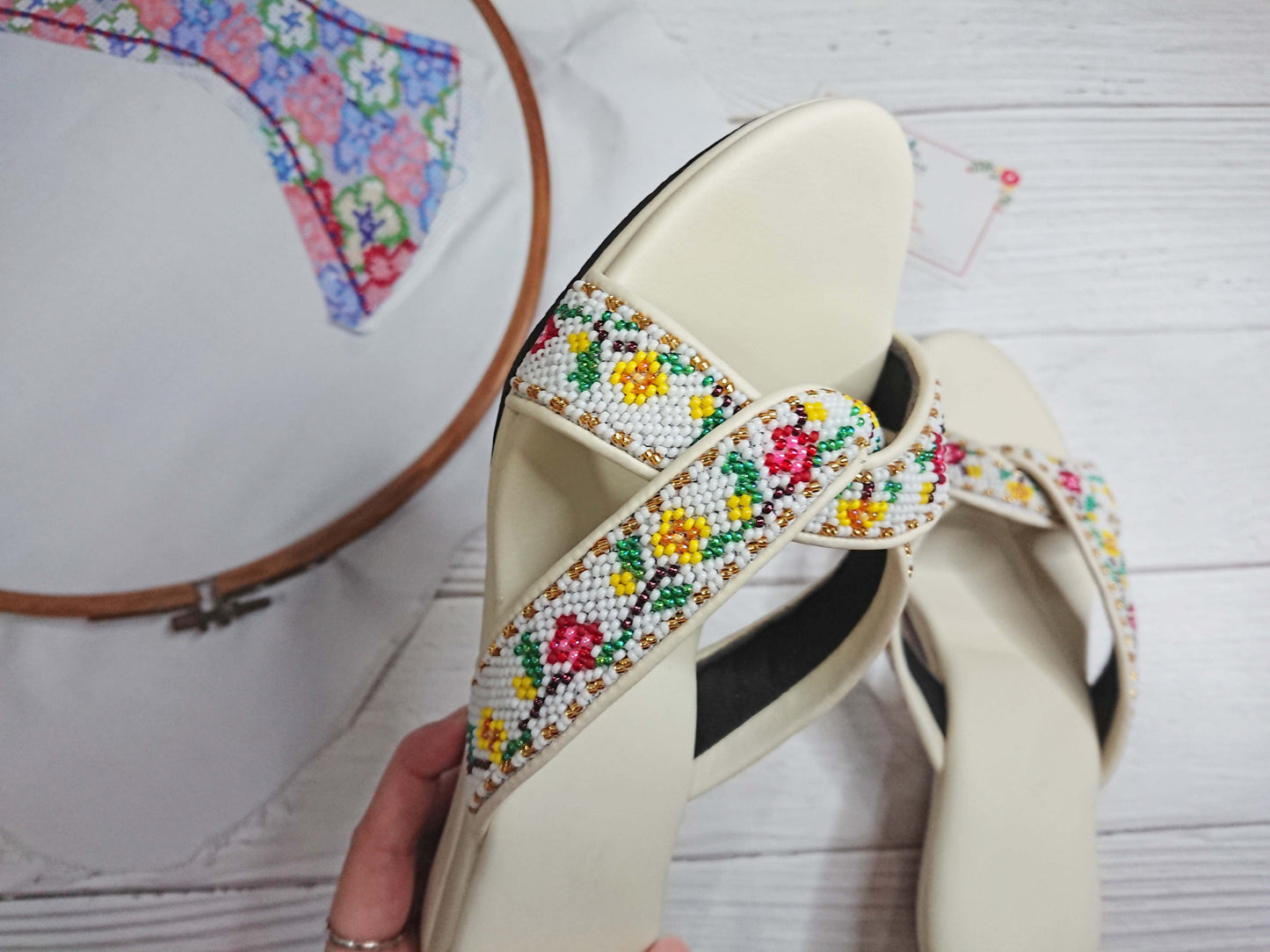 CS002 - Cross Strap Big Bead Design 大珠交叉款