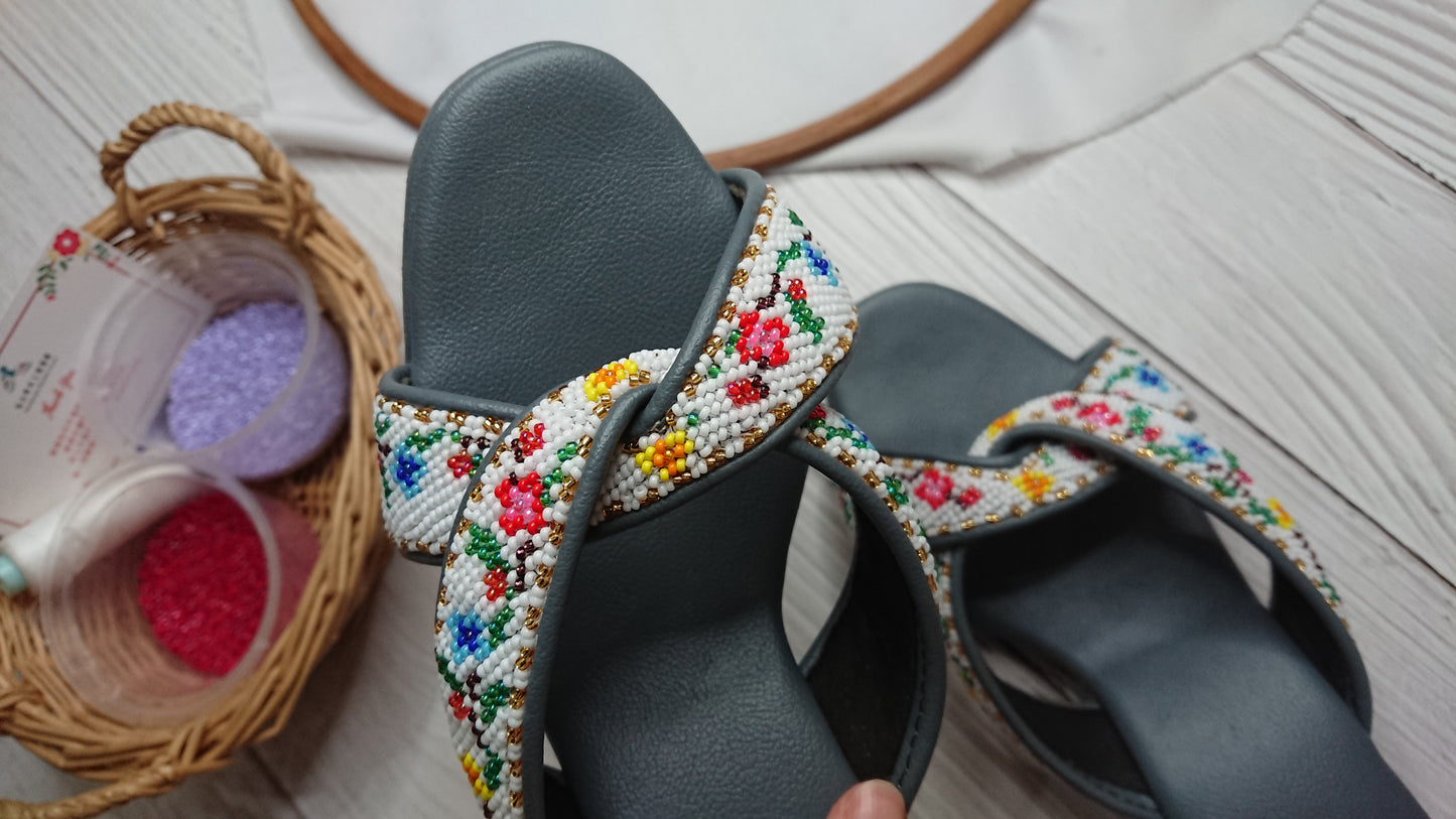 CS004 - Cross Strap Big Bead Design 大珠交叉款
