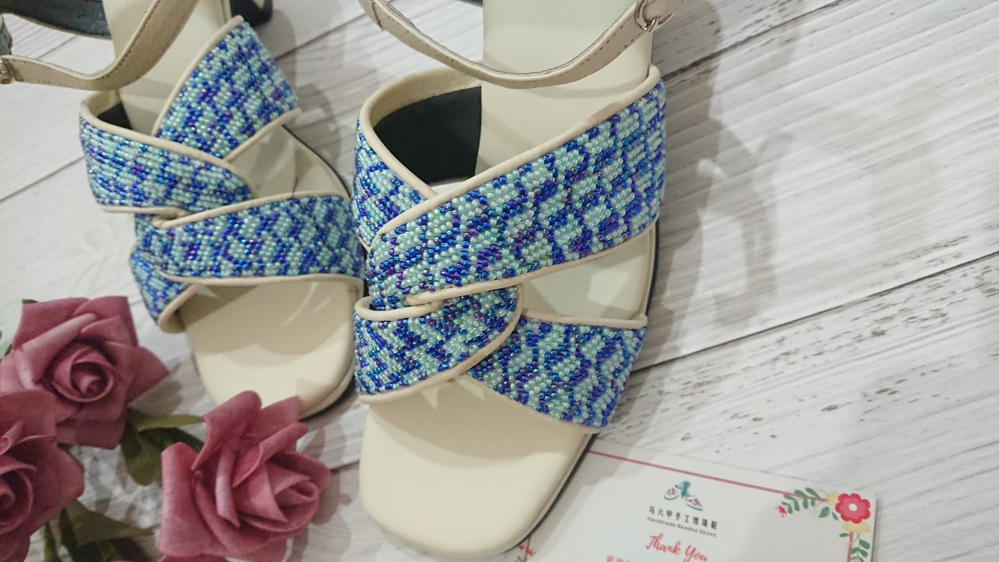 CS010 - Cross Strap Big Bead Design 大珠交叉款