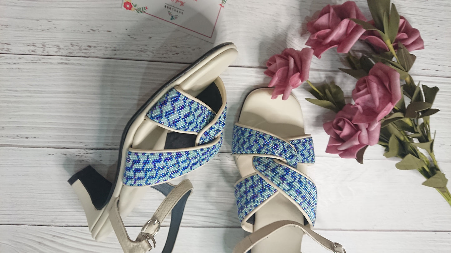 CS010 - Cross Strap Big Bead Design 大珠交叉款