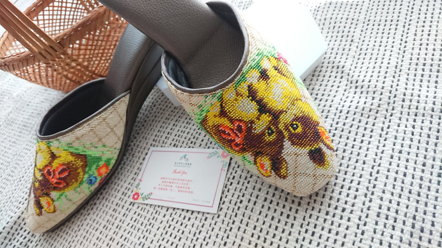 CTS001 - Small Beads Close Toe Design 小珠包头款