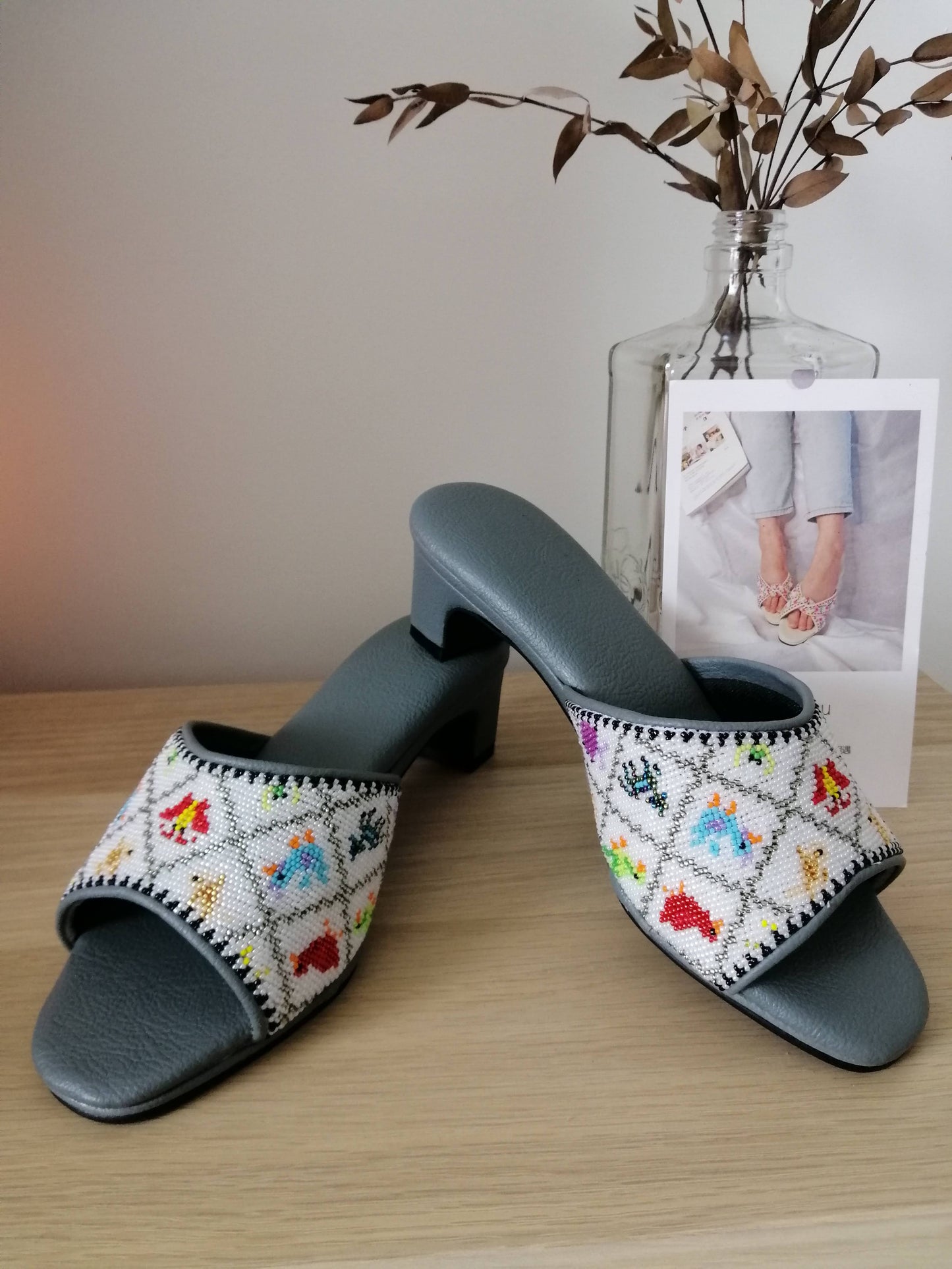OTS001 - Small Beads Open Toe Design 小珠露趾款