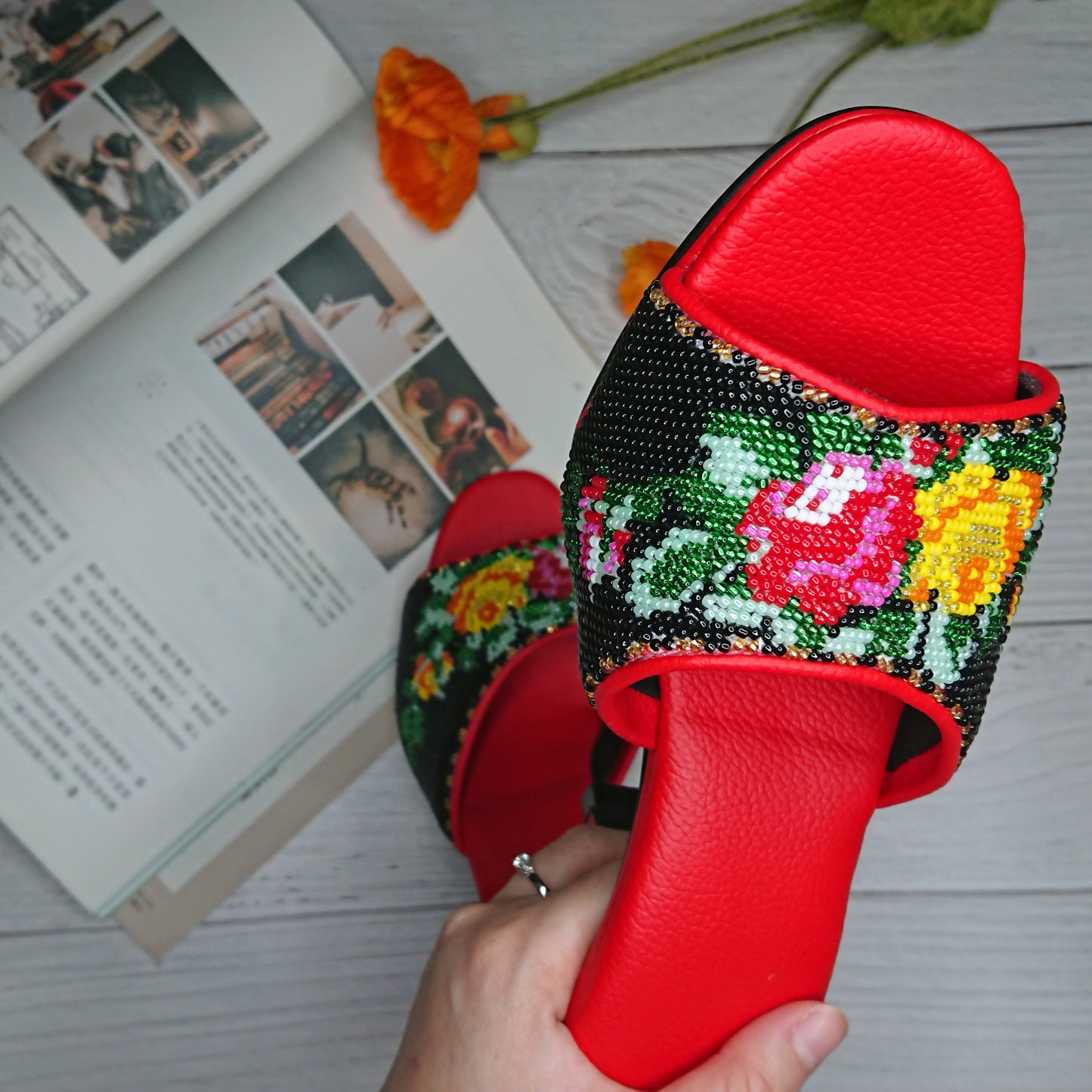 OT007 - Open Toe Big Bead Design 大珠露趾款