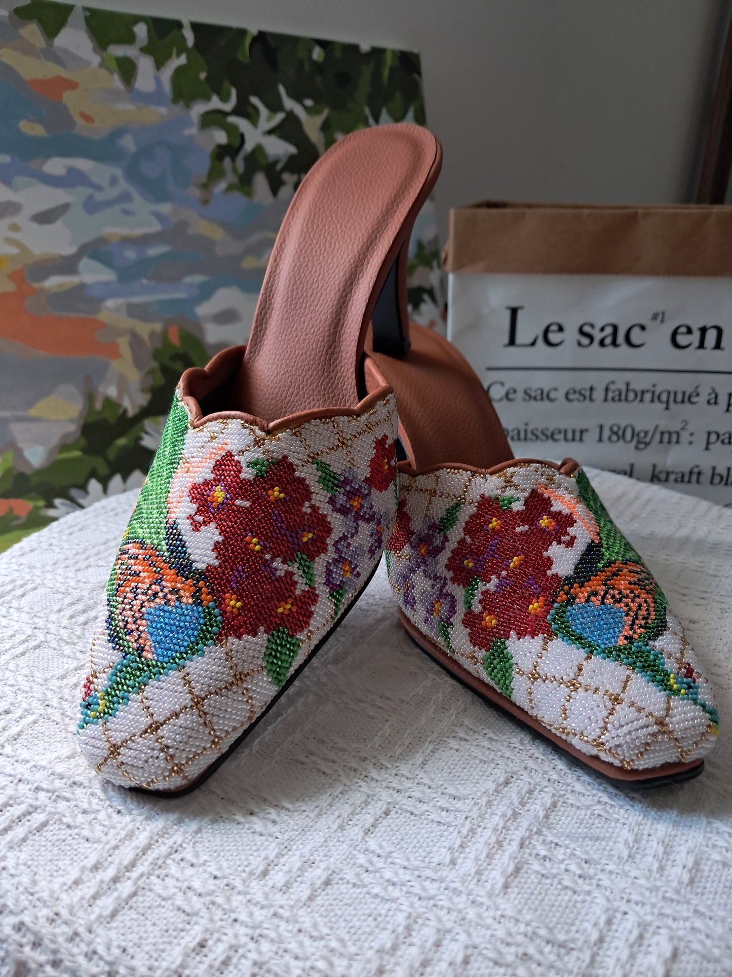 CTS008 - Small Beads Closed Toe 小珠包头款