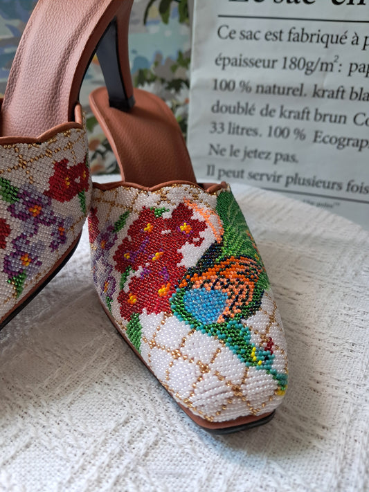 CTS008 - Small Beads Closed Toe 小珠包头款