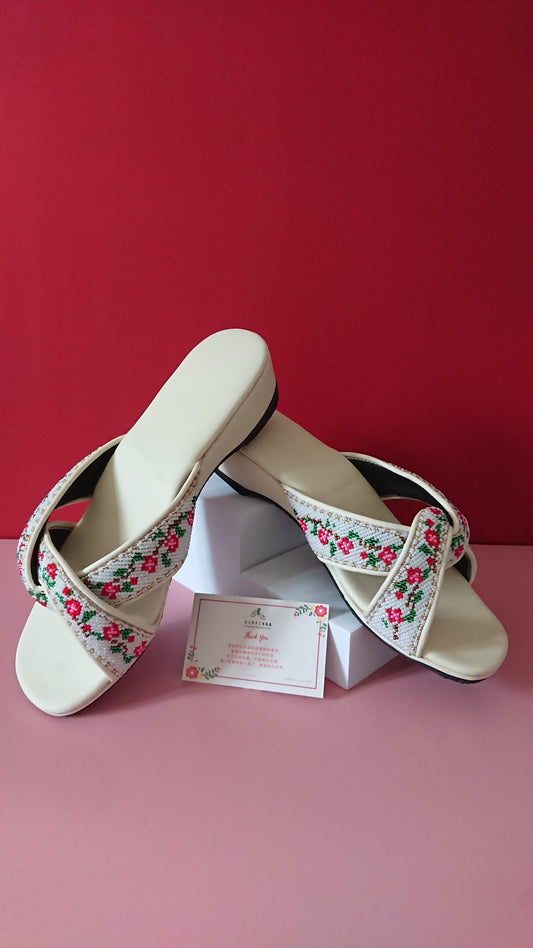 CS006 - Cross Strap Big Bead Design 大珠交叉款