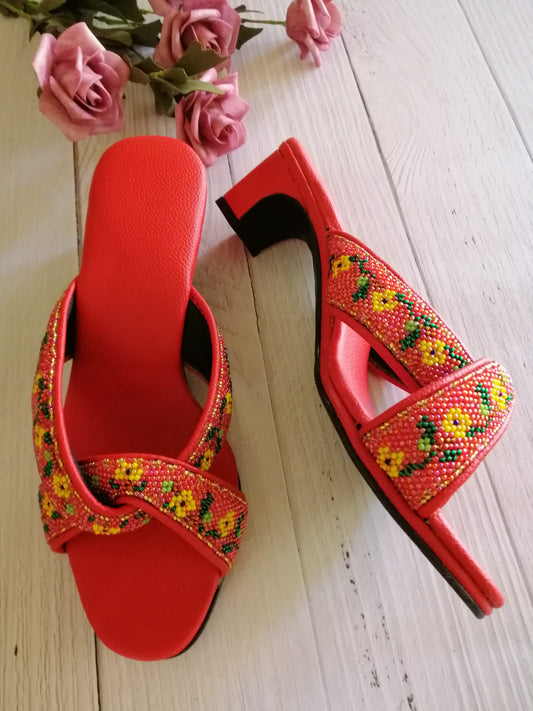 CS008 - Cross Strap Big Bead Design 大珠交叉款