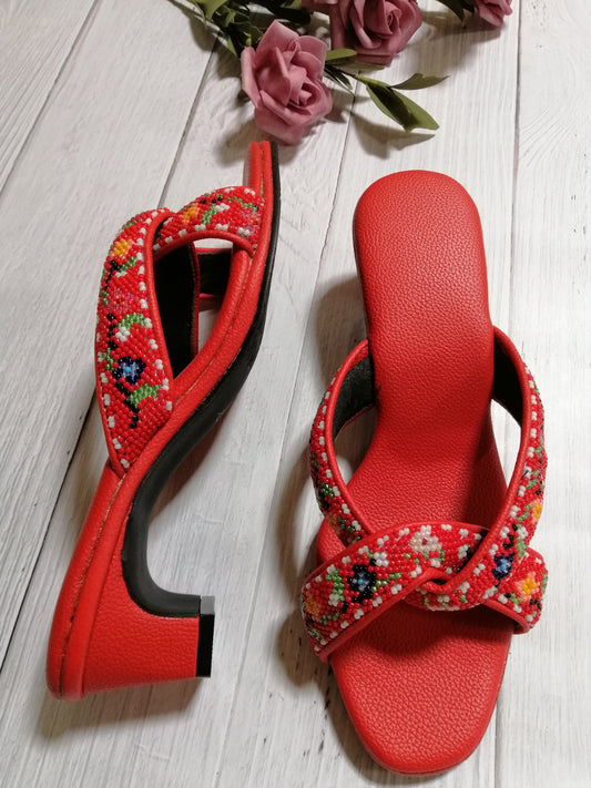 CS015 - Cross Strap Big Bead Design 大珠交叉款