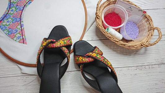 CS017 - Cross Strap Big Bead Design 大珠交叉款