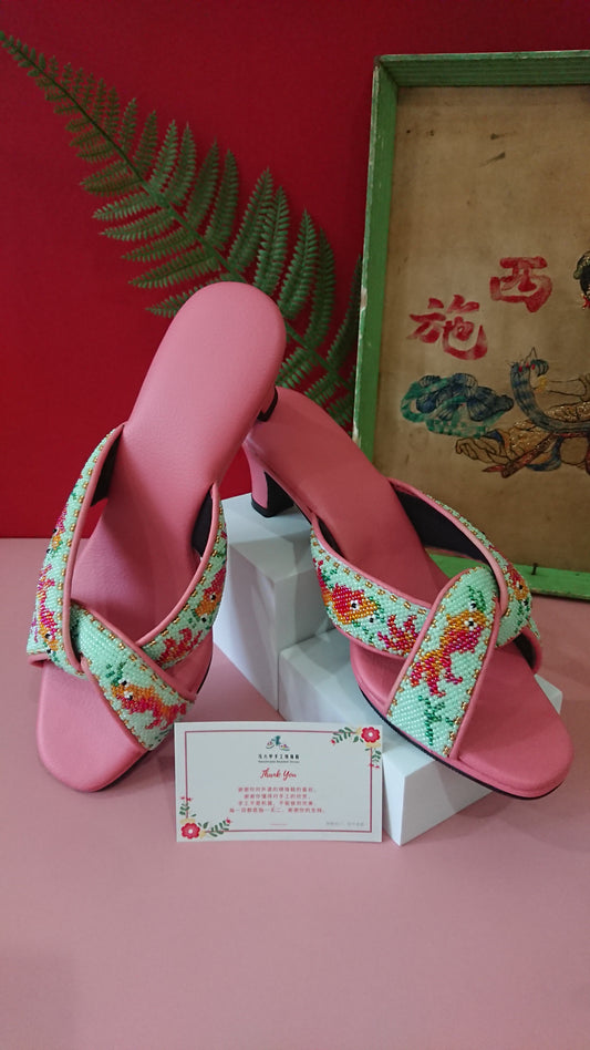 CS025 - Cross Strap Big Bead Design 大珠交叉款