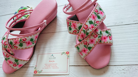 CS029 - Cross Strap Big Bead Design 大珠交叉款