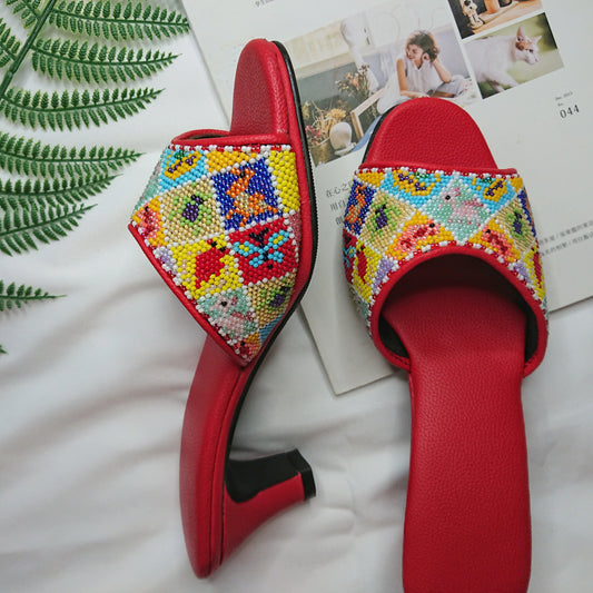 OT002 - Open Toe Big Bead Design 大珠露趾款